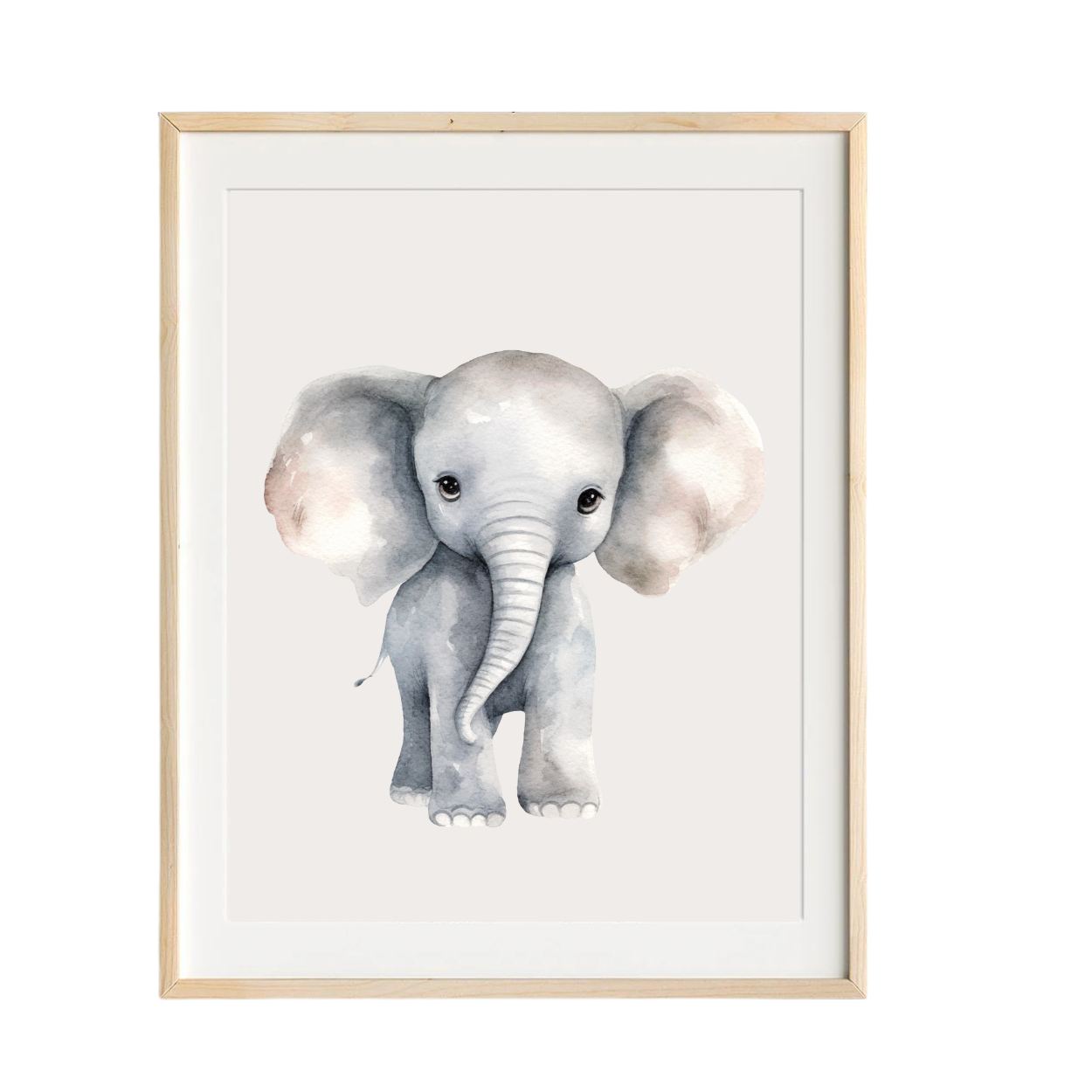 Baby Elephant nursery art