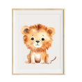 Load image into Gallery viewer, Baby Lion nursery art
