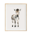 Load image into Gallery viewer, Baby Zebra nursery art
