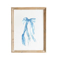 Load image into Gallery viewer, Blue Bow vintage-inspired nursery art print
