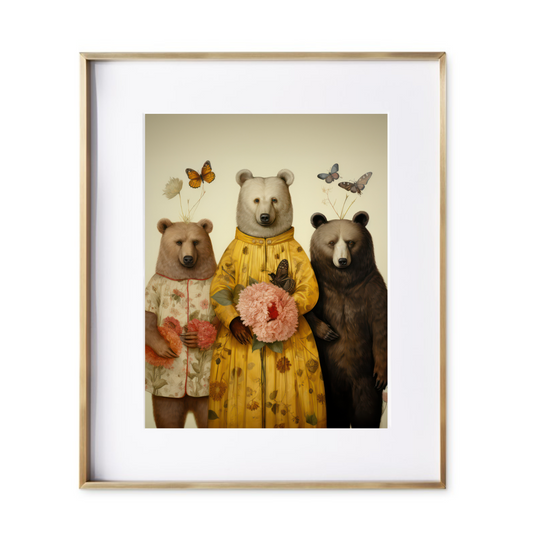 Bouquet Bear Trio