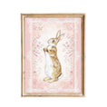 Load image into Gallery viewer, bunny vintage-inspired nursery art
