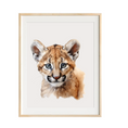 Load image into Gallery viewer, baby puma nursery art
