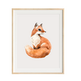 Load image into Gallery viewer, baby fox nursery art
