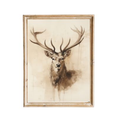 Vintage Deer Print nursery art