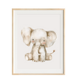 Load image into Gallery viewer, baby elephant nursery art
