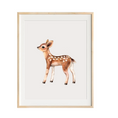 Load image into Gallery viewer, baby deer nursery art
