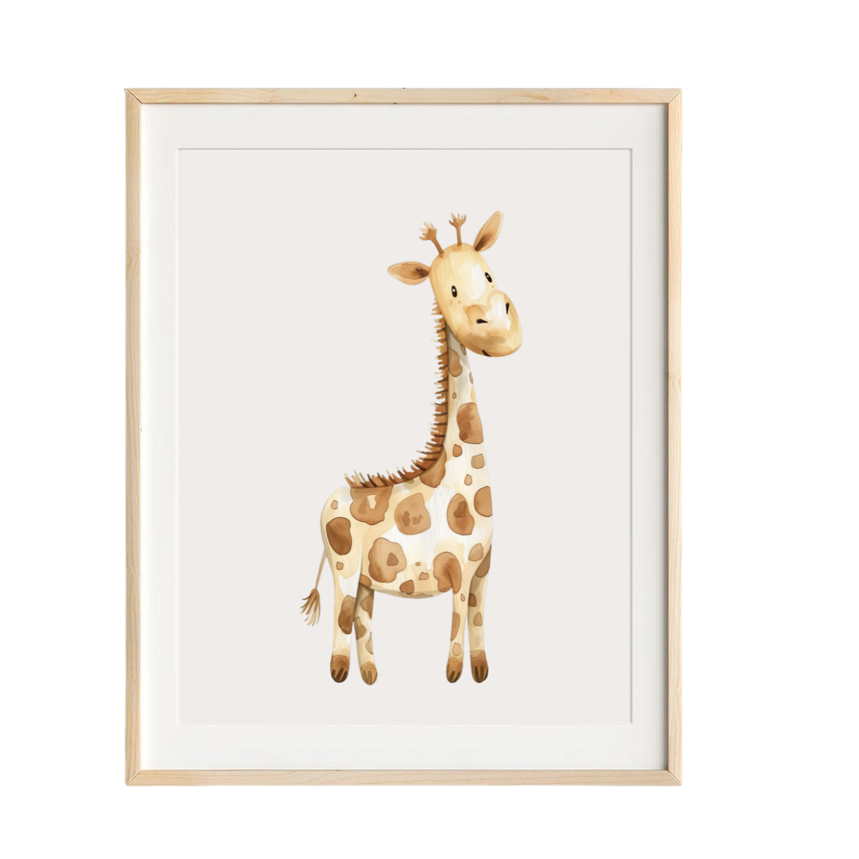 giraffe nursery art