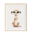 Load image into Gallery viewer, meerkat nursery art
