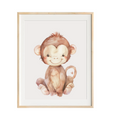 Load image into Gallery viewer, monkey nursery art
