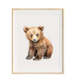 Load image into Gallery viewer, baby bear nursery art
