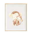 Load image into Gallery viewer, monkey nursery art
