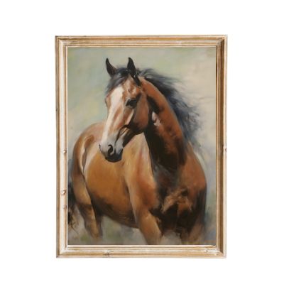 Stallion a vintage-inspired nursery art print