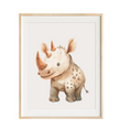 Load image into Gallery viewer, rhino nursery art
