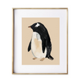 Load image into Gallery viewer, nursery art print features a penguin
