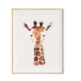 Load image into Gallery viewer, giraffe nursery art
