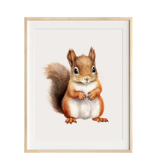 squirrel nursery art