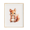 Load image into Gallery viewer, chipmunk nursery art
