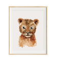 Load image into Gallery viewer, lion cub nursery art
