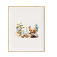 Load image into Gallery viewer, squirrel nursery art
