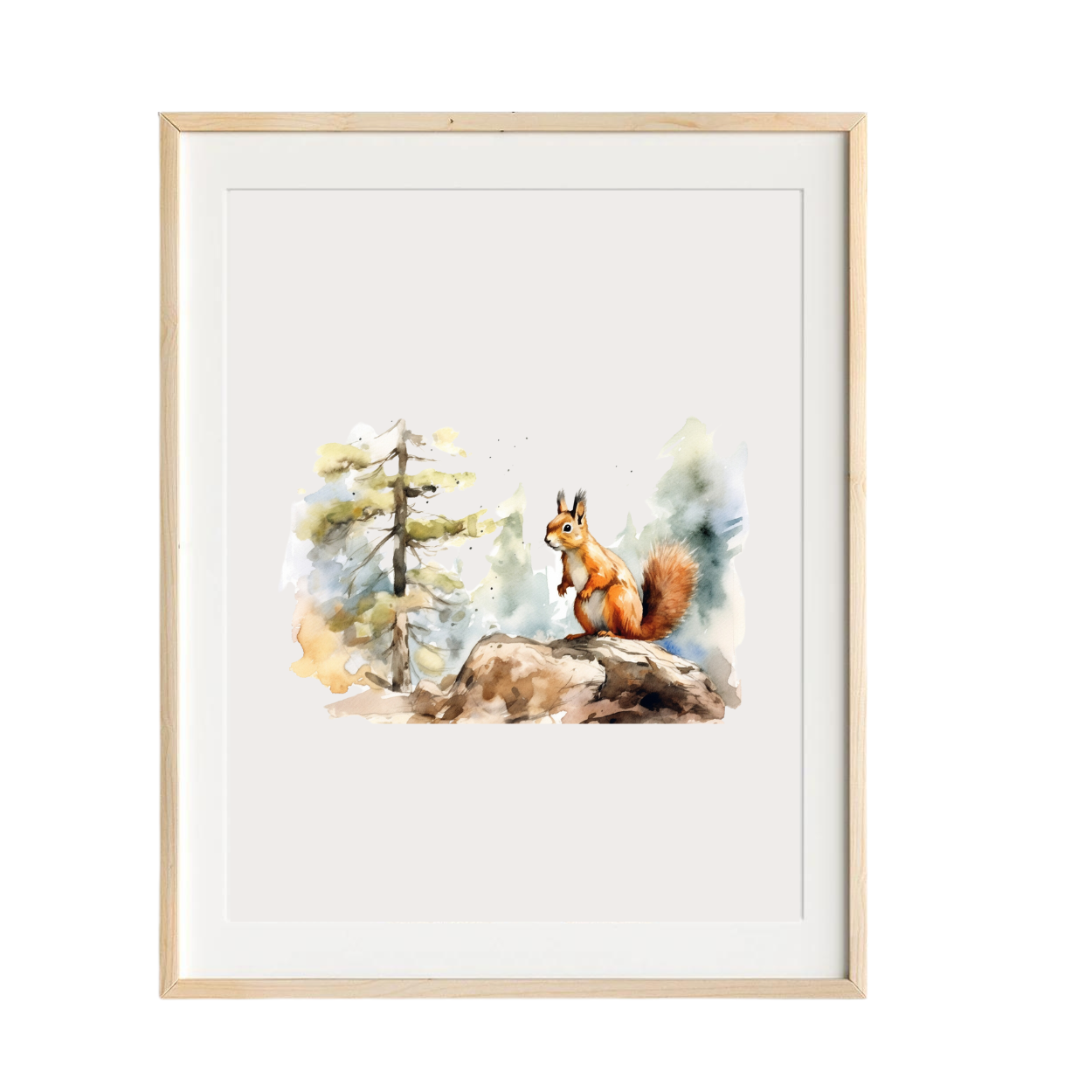 squirrel nursery art