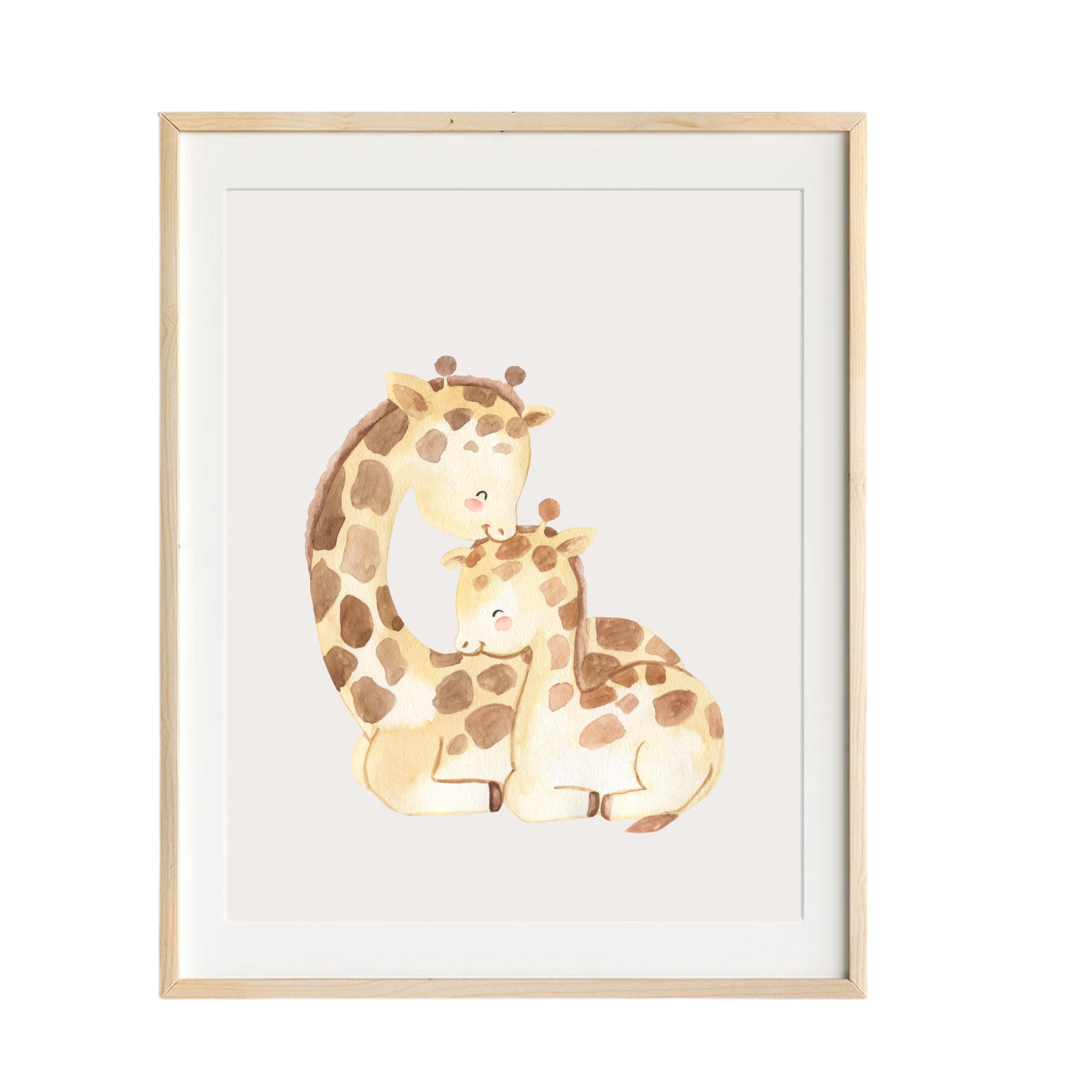 giraffe nursery art