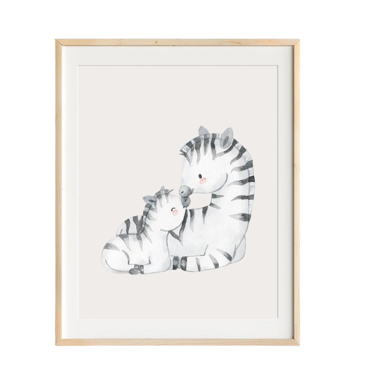 zebra nursery art