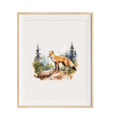 Load image into Gallery viewer, fox nursery art
