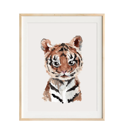 tiger cub nursery art