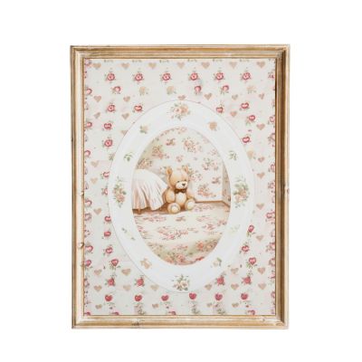  Vintage-inspired Teddy Bear art print 