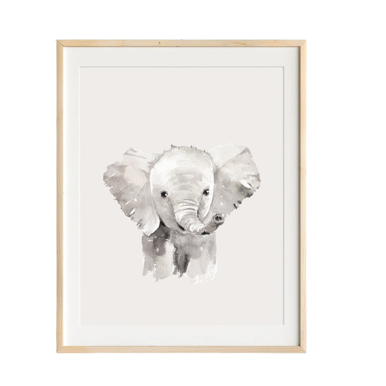 elephant nursery art