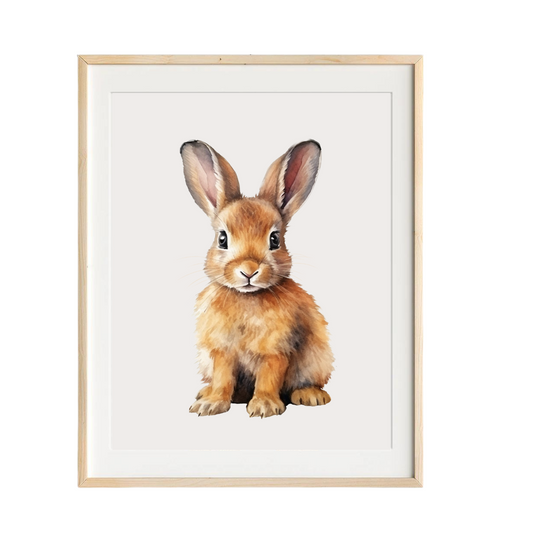 bunny nursery art