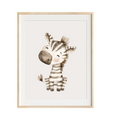 Load image into Gallery viewer, zebra nursery art
