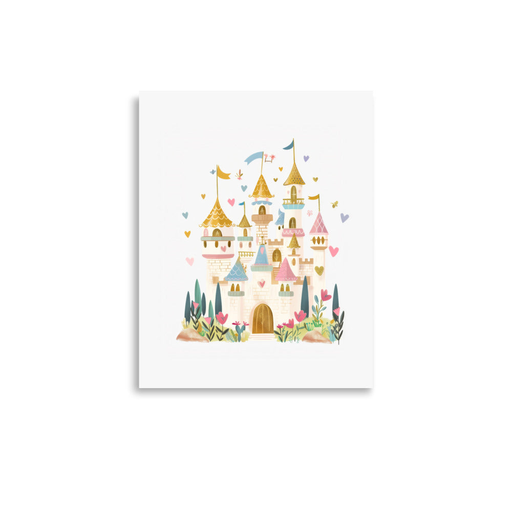 castle in the cloud nursery art girls room art