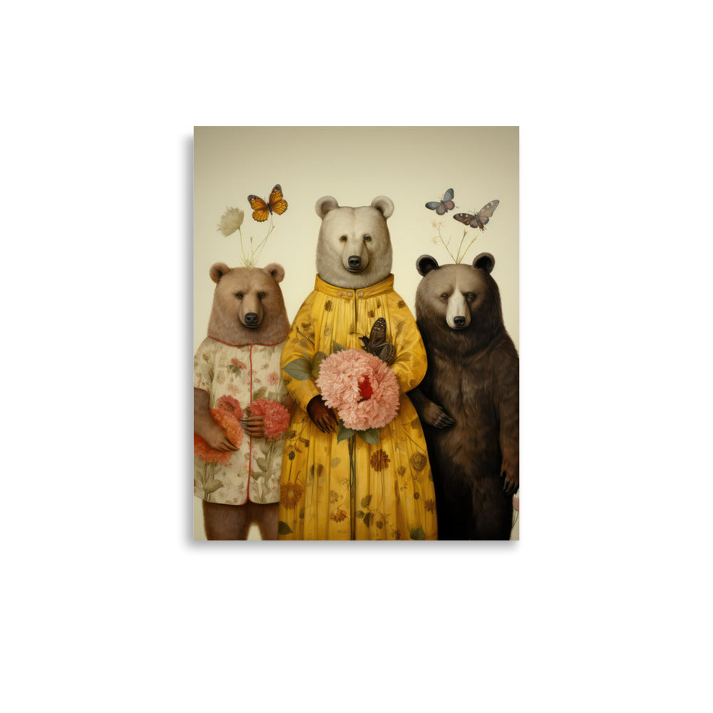 Bouquet Bear Trio