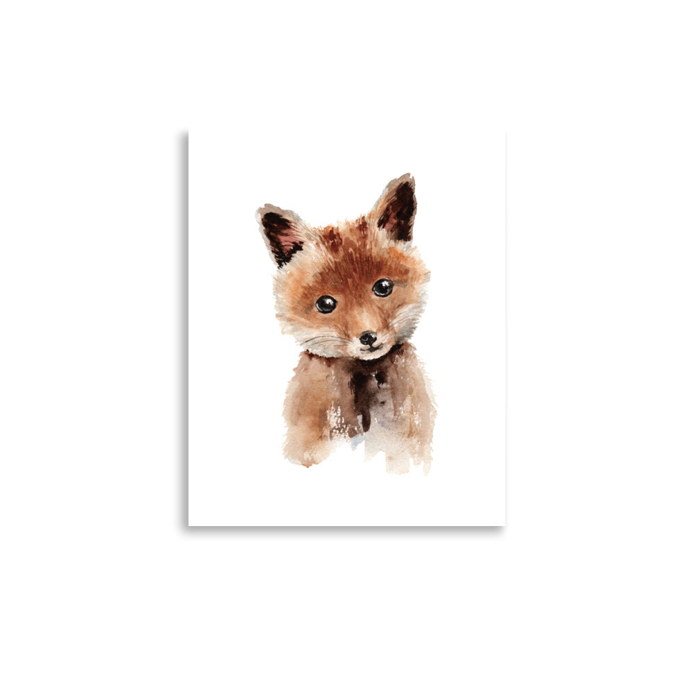 Baby Fox nursery wall art