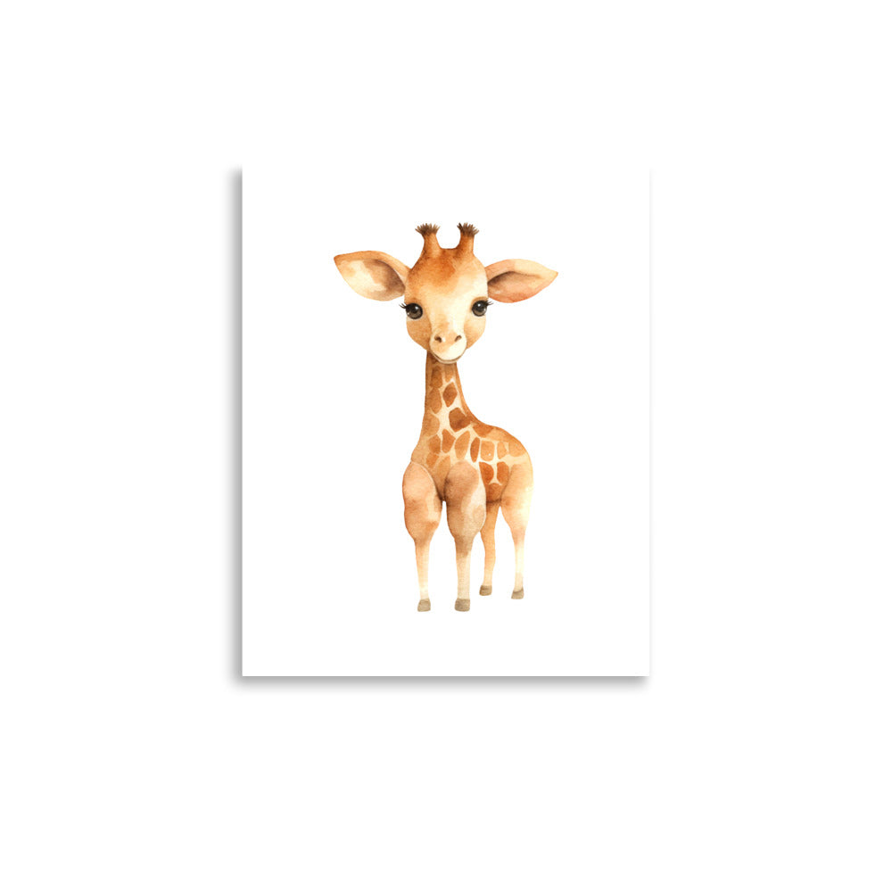 Baby Giraffe nursery wall art