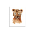 Load image into Gallery viewer, lion cub nursery wall art
