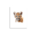 Load image into Gallery viewer, baby puma nursery wall art
