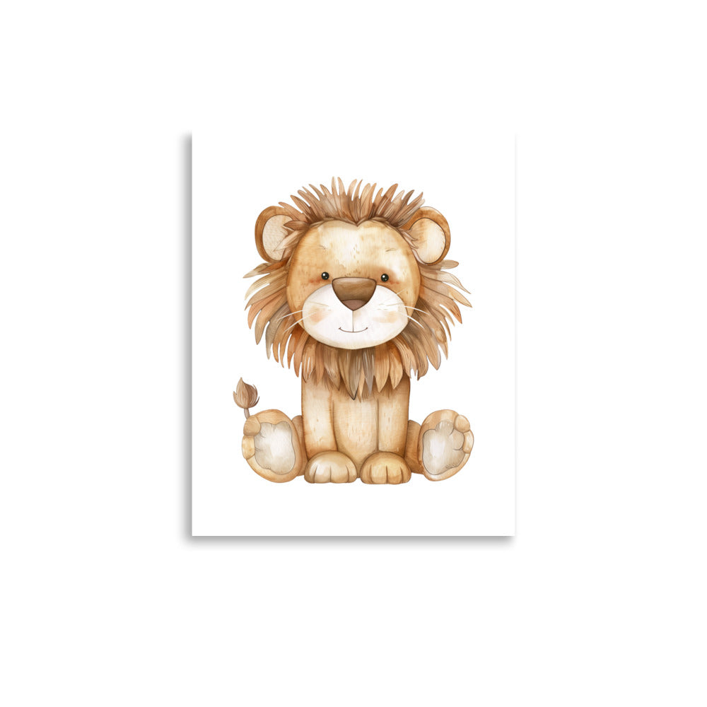 lion cub baby room art