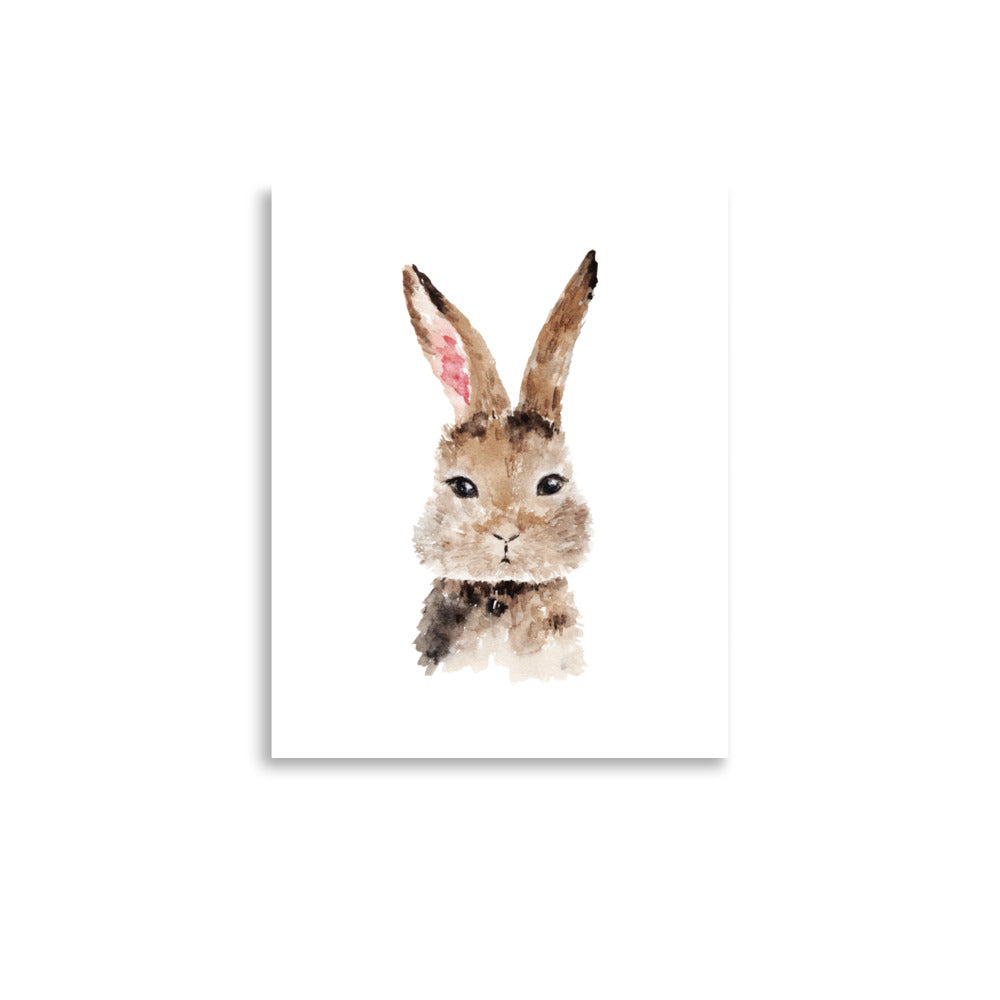 bunny nursery wall at print