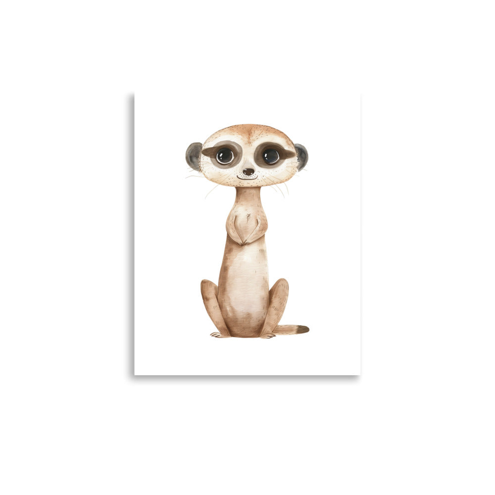 meerkat baby room art