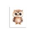 Load image into Gallery viewer, owl baby room art
