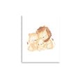 Load image into Gallery viewer, lion family baby room art
