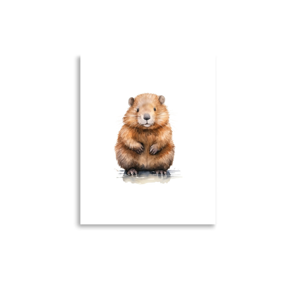 beaver wall art