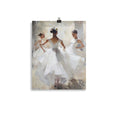 Load image into Gallery viewer, vintage-inspired art print from Nursery Decor Co.,  girls dancing baby room art
