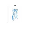 Load image into Gallery viewer, Blue Bow vintage-inspired nursery art print nursery wall art
