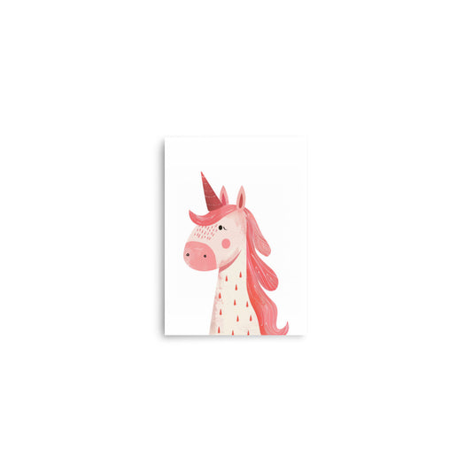 unicorn baby girls nursery art