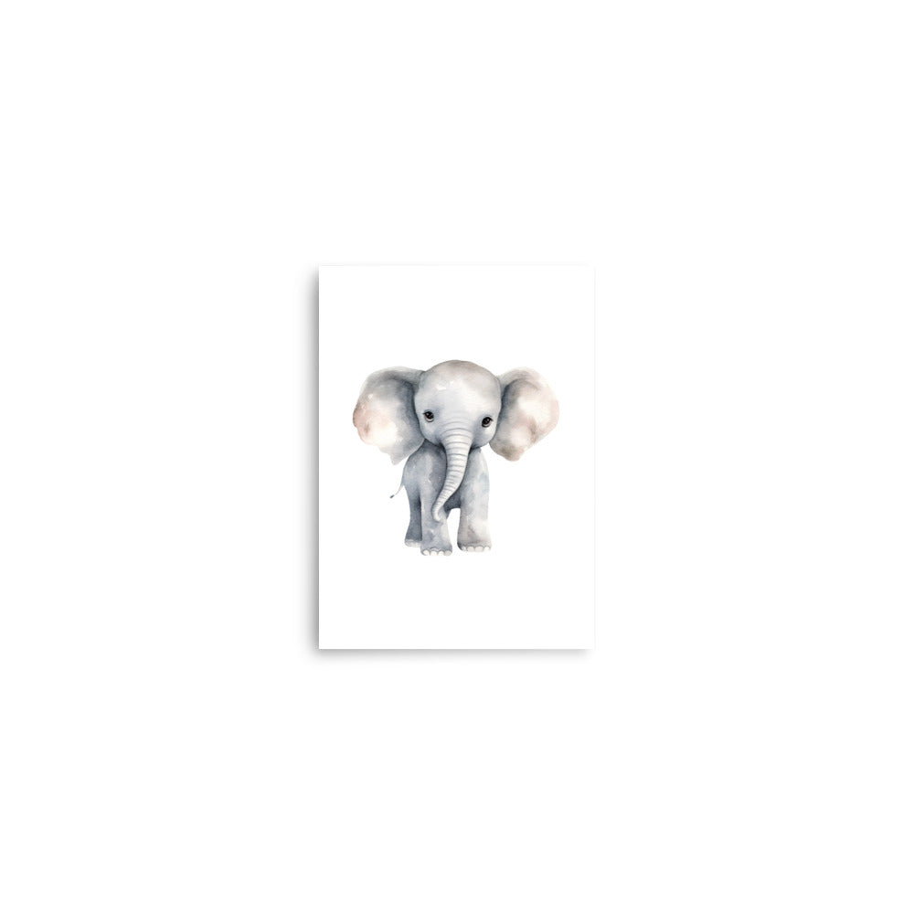 Baby Elephant baby animals art print