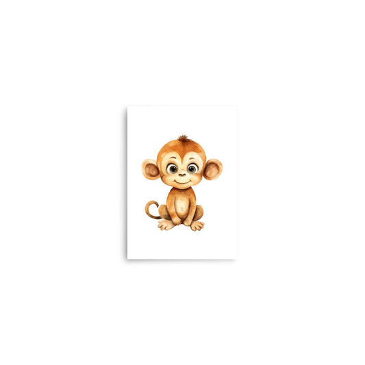 Baby Monkey baby animals art